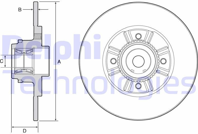 Brake Disc BG9114RS