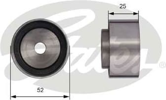 Deflection Pulley/Guide Pulley, timing belt PowerGrip™ T42005