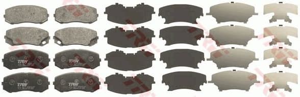 Brake Pad Set, disc brake COTEC GDB3492 - image 4