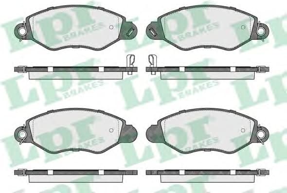 Brake Pad Set, disc brake 5SP994 .