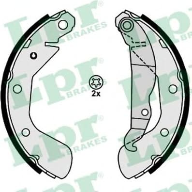 Brake shoes 88130