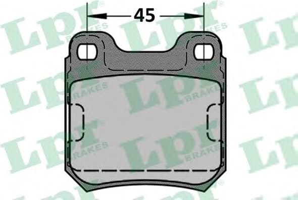 Brake Pad Set, disc brake 5SP334 .