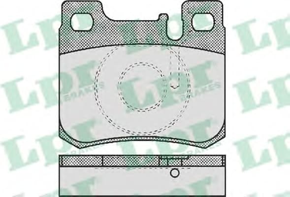 Brake pads rear 5SP485