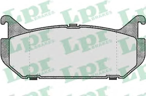 Brake pads rear 5SP512 .