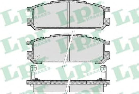 Brake Pad Set, disc brake 5SP517 .