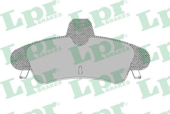 Brake Pad Set, disc brake 5SP716
