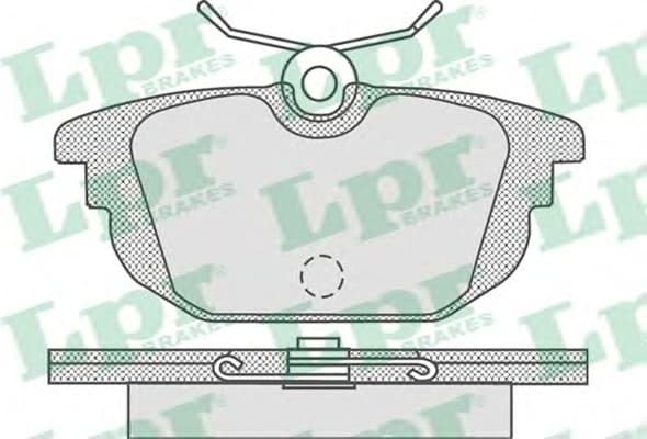 Brake pads rear 5SP736