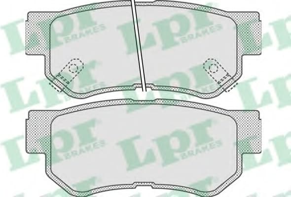 Brake Pad Set, disc brake 5SP848 .