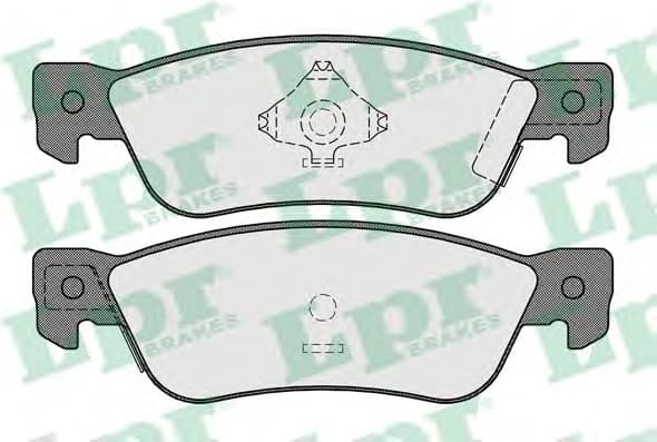 Brake pads rear 5SP052