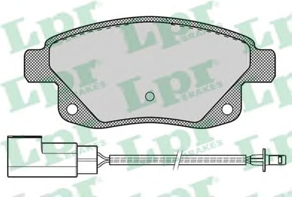 Brake Pad Set, disc brake 5SP1261 .