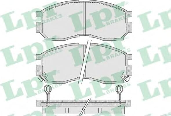 Brake Pad Set, disc brake 5SP1012