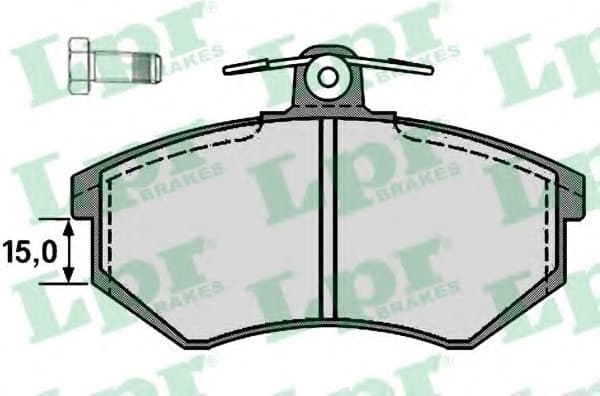 Brake Pad Set, disc brake 5SP216 .