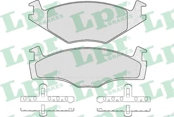 Brake Pad Set, disc brake 5SP224