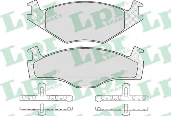 Brake pads front 5SP225