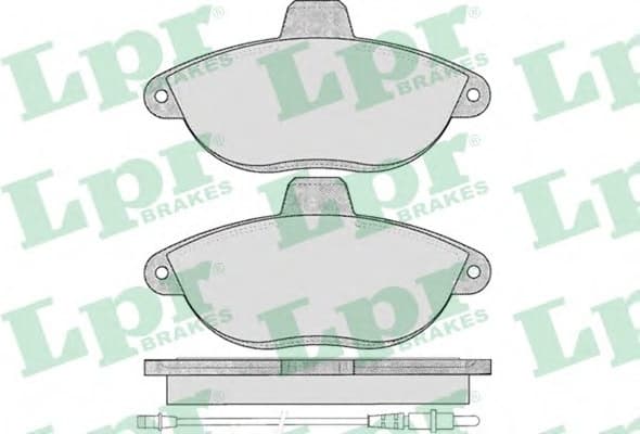 Brake pads front 5SP346