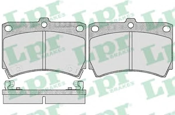 Brake pads front 5SP366