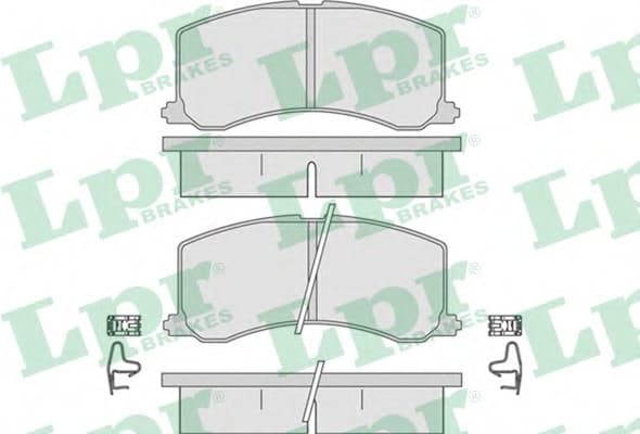 Brake Pad Set, disc brake 5SP665