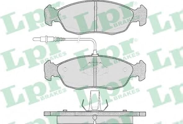Brake Pad Set, disc brake 5SP450 .