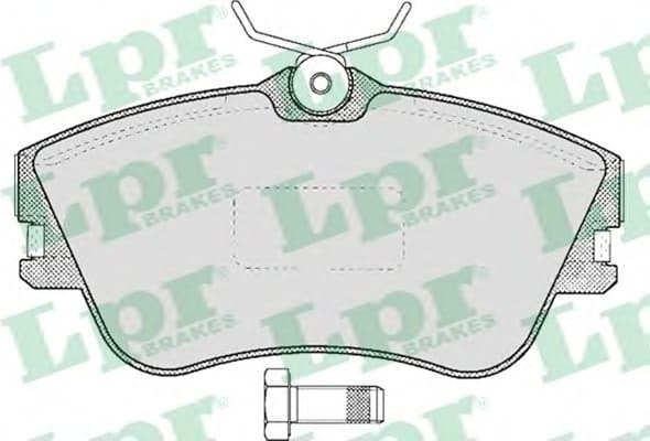 Brake Pad Set, disc brake 5SP605 .