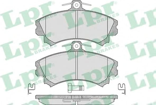 Brake Pad Set, disc brake 5SP615