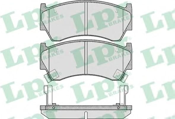 Brake Pad Set, disc brake 5SP617