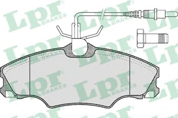 Brake Pad Set, disc brake 5SP619 .