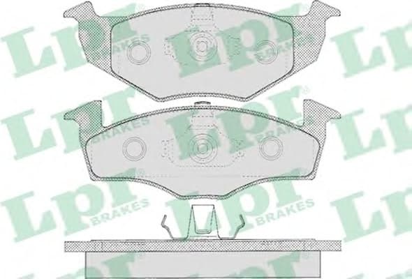 Brake Pad Set, disc brake 5SP627