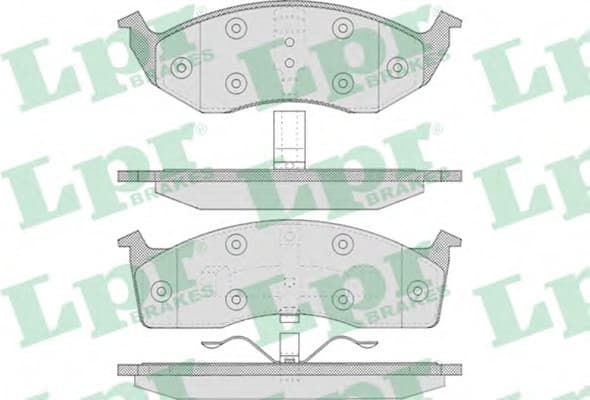 Brake Pad Set, disc brake 5SP629 .
