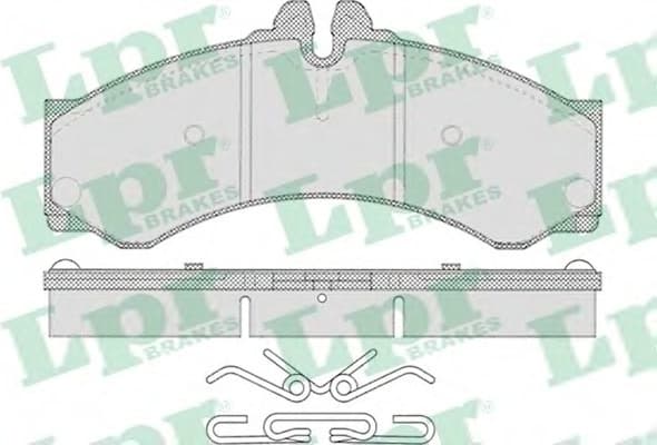 Brake Pad Set, disc brake 5SP633 .