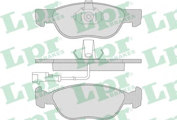 Brake Pad Set, disc brake 5SP646