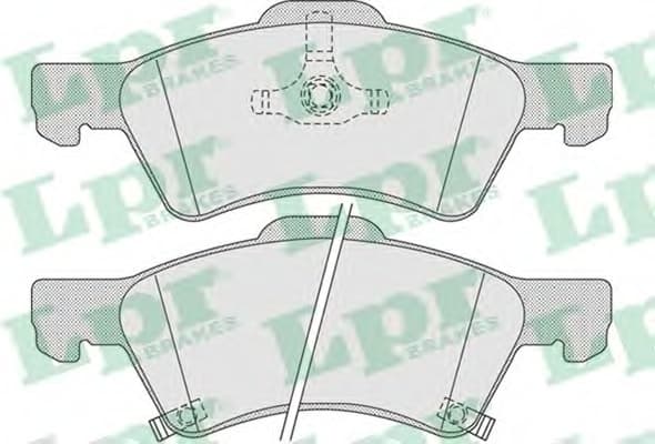 Brake Pad Set, disc brake 5SP1006