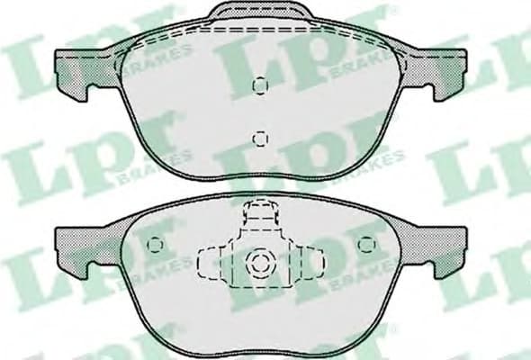 Brake Pad Set, disc brake 5SP1190 .