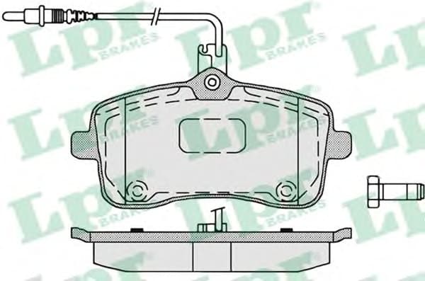 Brake Pad Set, disc brake 5SP1196 .