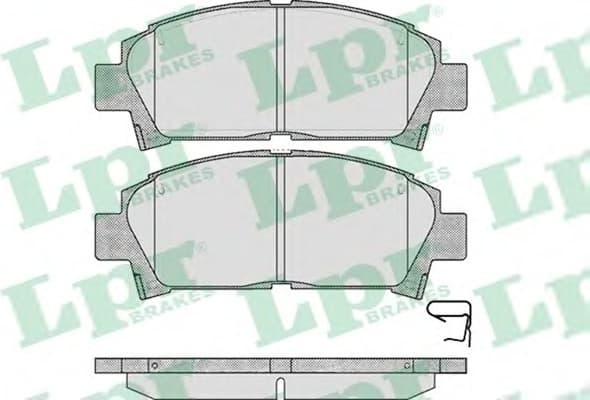 Brake Pad Set, disc brake 5SP573 .