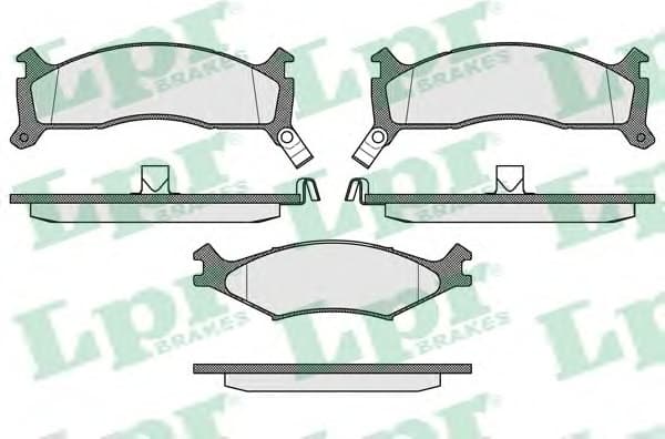 Brake Pad Set, disc brake 5SP426