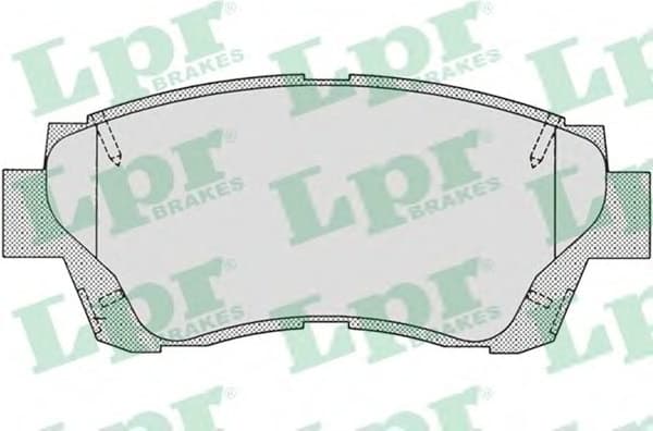 Brake pads front 5SP701