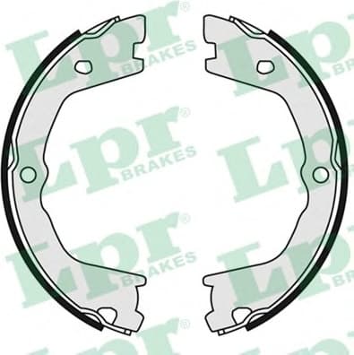 Brake shoes handbrake 89080