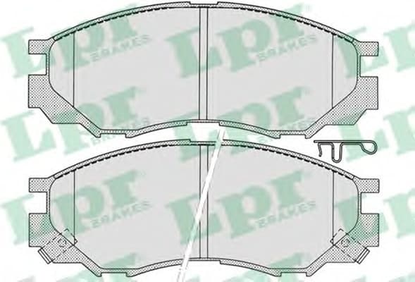 Brake Pad Set, disc brake 5SP686