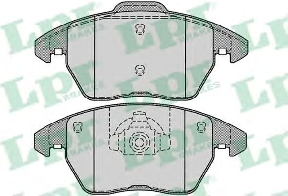Brake pads front 5SP1248
