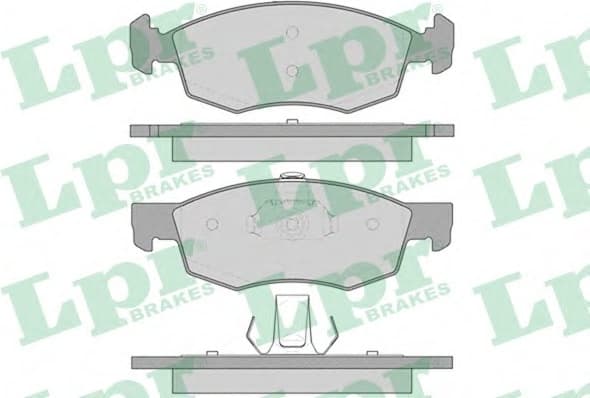 Brake Pad Set, disc brake 5SP756