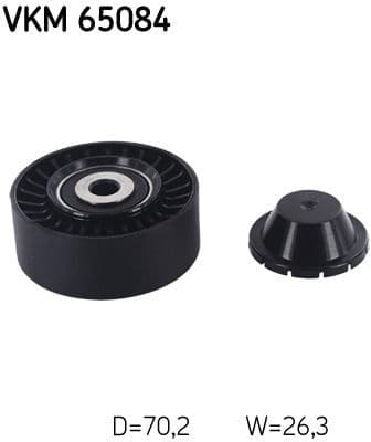 Deflection/Guide Pulley, V-ribbed belt VKM65084 - image 2