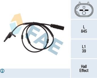 Sensor, wheel speed 78292