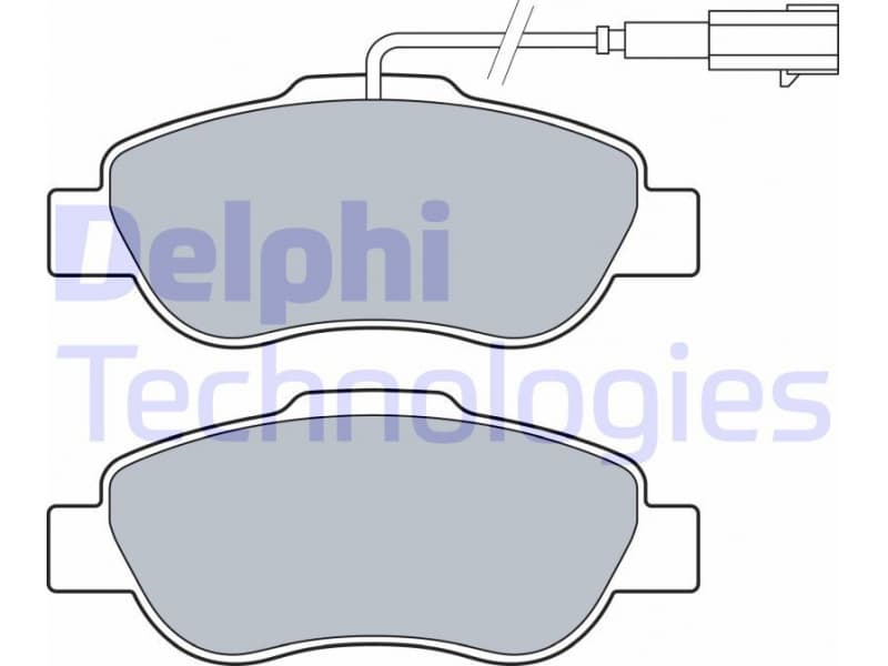 Brake Pad Set, disc brake LP3412