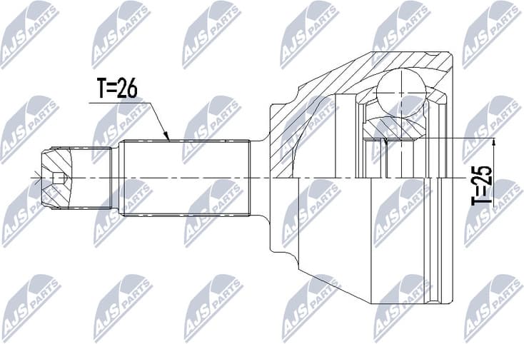 Joint Kit, drive shaft NPZ-BM-018
