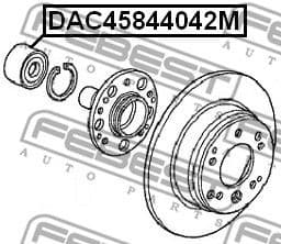 Wheel Bearing DAC45844042M - image 2