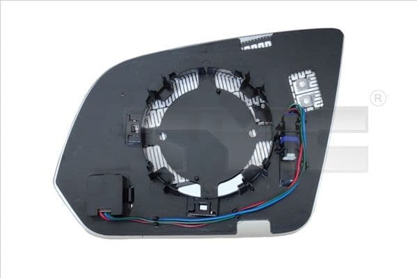 Mirror Glass, exterior mirror 321-0180-1