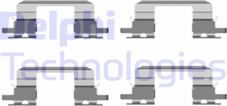 Accessory Kit, disc brake pad LX0431