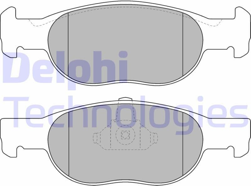 Brake Pad Set, disc brake LP1474