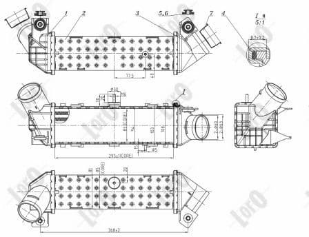 Charge Air Cooler LORO 046-018-0003 - image 3