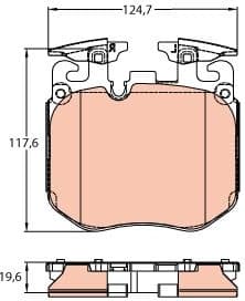 Brake pads front, Top Quality GDB2147 - image 2